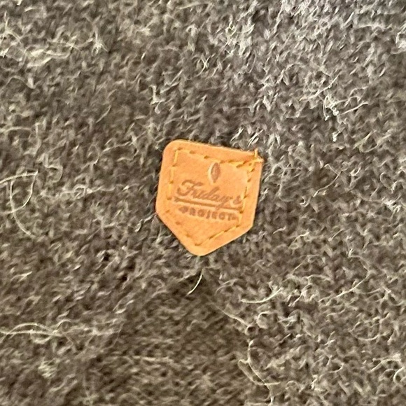 Friday's Project Gray Wool Sweater Size S - Picture 3 of 4